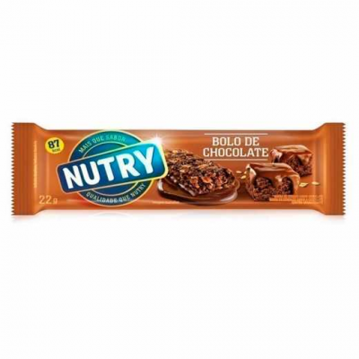 BARRA DE CEREAL NUTRY BOLO DE CHOCOLATE 22G