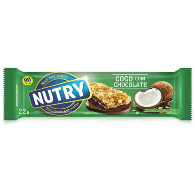 BARRA DE CEREAL NUTRY CHOCOLATE E COCO 22G