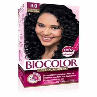 TINTURA BIOCOLOR 3.0 CASTANHO ESCURO