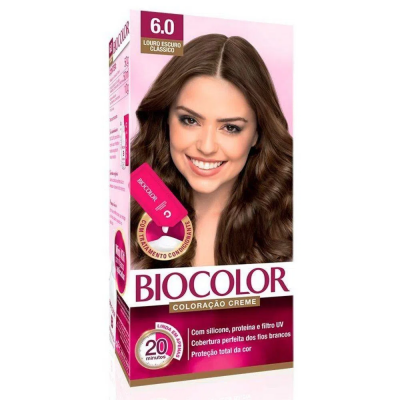 TINTURA BIOCOLOR 6.0 LOURO ESCURO CLÁSSICO