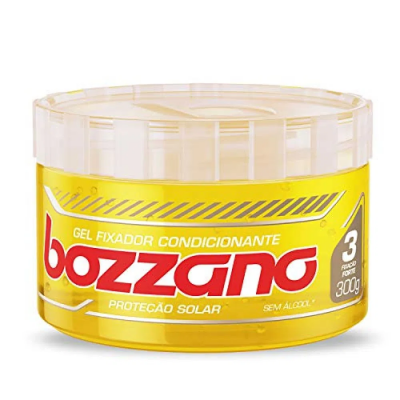 GEL FIXADOR BOZZANO PROTEÇÃO SOLAR AMARELO 300G