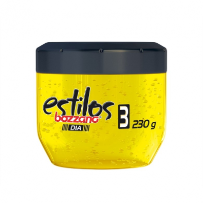 GEL FIXADOR BOZZANO ESTILOS AMARELO 230G