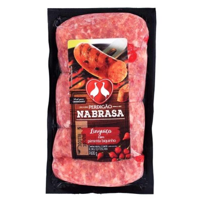 LINGUIÇA TOSCANA PERDIGÃO COM PIMENTA BIQUINHO 600 G