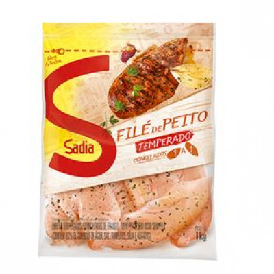 FILÉ DE PEITO DE FRANGO SADIA TEMPERADO 1 KG