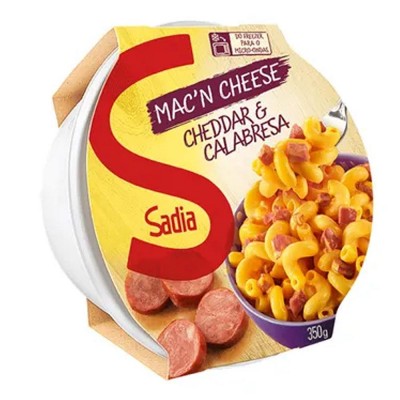 MAC'N CHEESE SADIA CALABRESA CONGELADO 350G