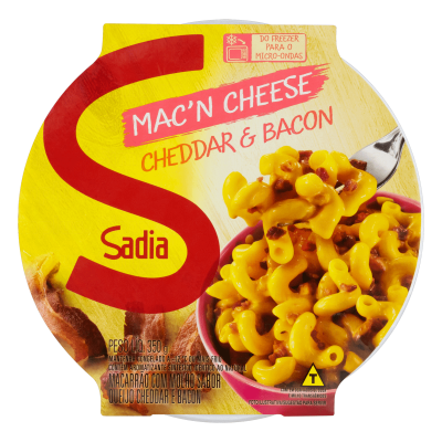 MAC'N CHEESE SADIA BACON CONGELADO 350G