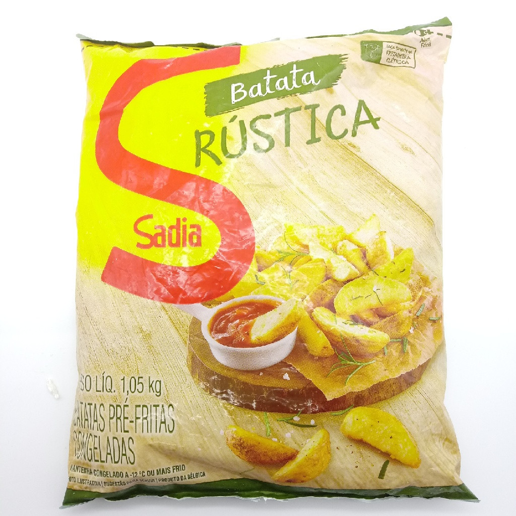 BATATA SADIA RÚSTICA CONGELADA 1.05 KG