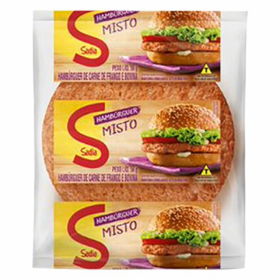 HAMBÚRGUER SADIA MISTO 56G