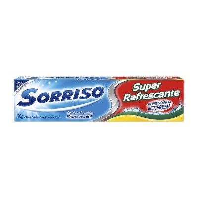 CREME DENTAL SORRISO SUPER REFRESCANTE 50G