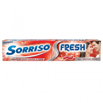 CREME DENTAL SORRISO FRESH MENTHOL IMPACT 90 G