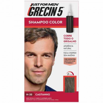 GRECIN 5 H- 35 CASTANHO SHAMPOO COLOR