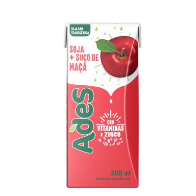 ALIMENTO SOJA ADES MAÇÃ 200ML