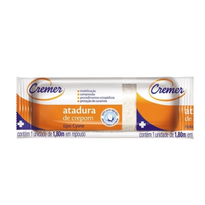 ATADURA DE CREPOM CREMER CYSNE 10CMX1,8M