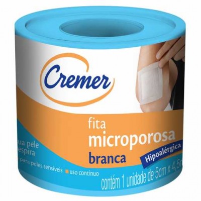 FITA MICROPOROSA CREMER 5CMX4.5M