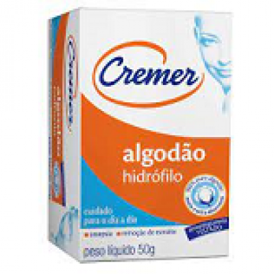 ALGODÃO CREMER HIDRÓFILO 50 GRAMAS