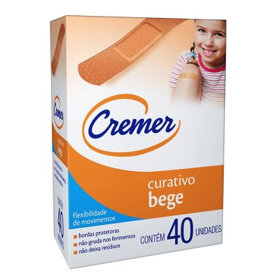 CURATIVO CREMER CARE BEGE 40 UNIDADES