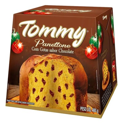 PANETONE TOMMY GOTAS CHOCOLATE 400G