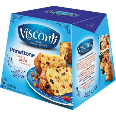 PANETONE DE FRUTAS VISCONTI 400G