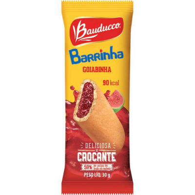 BISCOITO BAUDUCCO RECHEADO MAXI GOIABINHA 25G