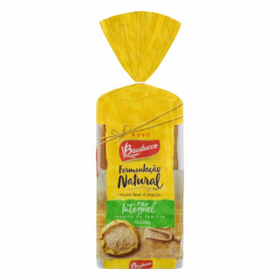 PÃO DE FORMA BAUDUCCO INTEGRAL FERMENTAÇÃO NATURAL 400 GRAMAS