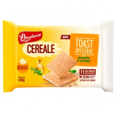 TORRADA BAUDUCCO TOAST CEREALE AZEITE 128 GRAMAS