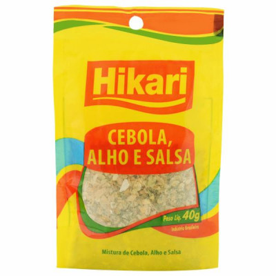 TEMPERO CEBOLA, ALHO E SALSA HIKARI 40 GRAMAS