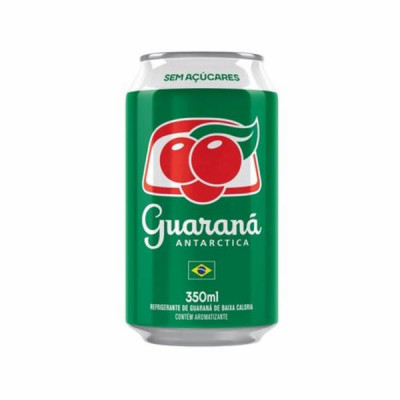 REFRIGERANTE ANTARCTICA GUARANÁ SEM AÇÚCARES 350ML