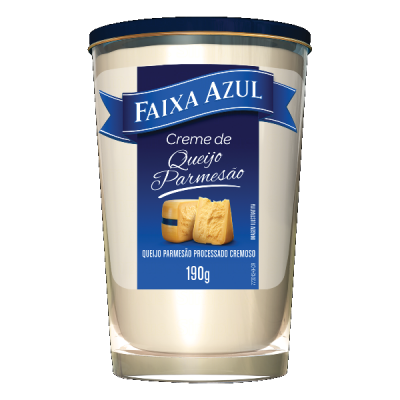 CREME DE QUEIJO FAIXA AZUL PARMESÃO 190G