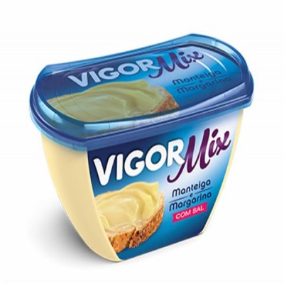 MANTEIGA E MARGARINA VIGOR MIX COM SAL 500 G