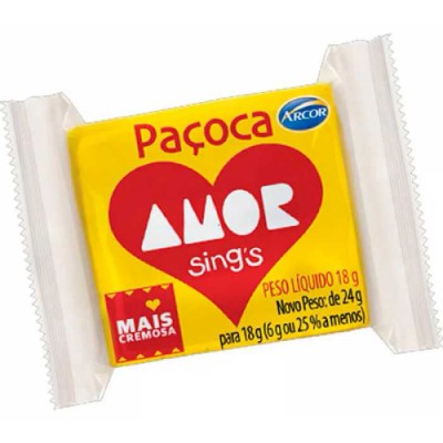 PAÇOCA AMOR SING'S 18G