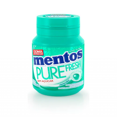 GOMA DE MASCAR MENTOS PURE FRESH WINTERGREEN 56 G