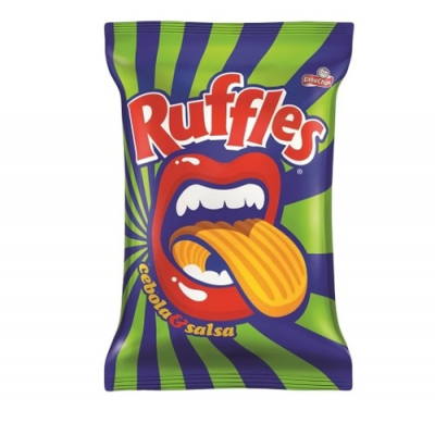 SALGADINHO ELMA CHIPS RUFFLES SALSA E CEBOLA 167G