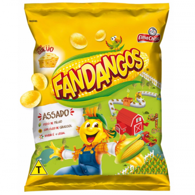 SALGADINHO FANDANGOS ELMA CHIPS QUEIJO 44G