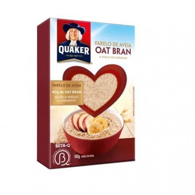 FARELO DE AVEIA QUAKER OAT BRANCA 165 G