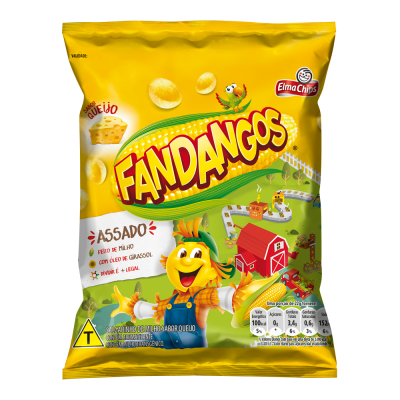 SALGADINHO ELMA CHIPS FANDANGOS QUEIJO 140G