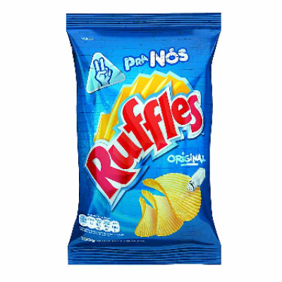 SALGADINHO ELMA CHIPS RUFFLES ORIGINAL 92G