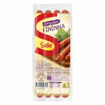 LINGUIÇA SADIA MISTA DEFUMADA FININHA 240G