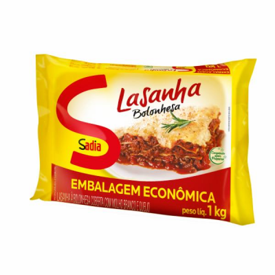 LASANHA SADIA BOLONHESA 1KG