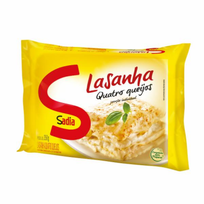 LASANHA SADIA 4 QUEIJOS 350G