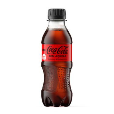 REFRIGERANTE COCA-COLA SEM AÇÚCAR 200 ML