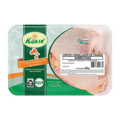 SOBRECOXA DE FRANGO KORIN CONGELADA 600 G