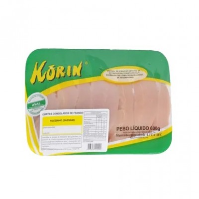 FILEZINHO DE FRANGO KORIN CONGELADO (SASSAMI) 600 G