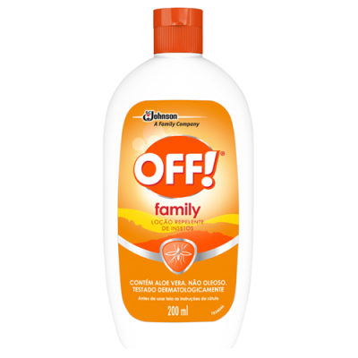 REPELENTE OFF FAMILY LOÇÃO 200ML