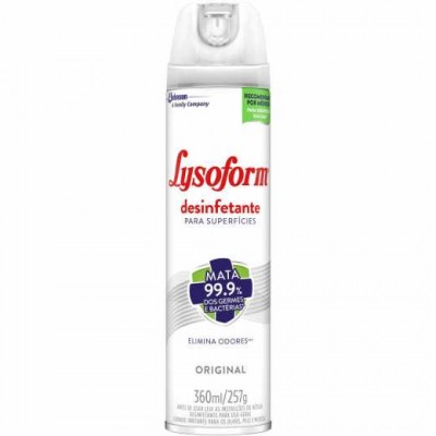 DESINFETANTE LYSOFORM AEROSOL ORIGINAL 360 ML