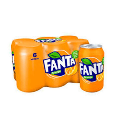 REFRIGERANTE FANTA LARANJA 350ML PACK COM 6 LATAS