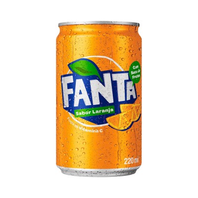 REFRIGERANTE FANTA MINI LARANJA 220 ML