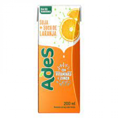 SUCO SOJA ADES LARANJA 200 ML