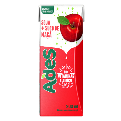 ALIMENTO DE SOJA ADES MAÇÃ 200ML