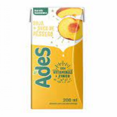 ALIMENTO DE SOJA ADES PESSEGO 200 ML