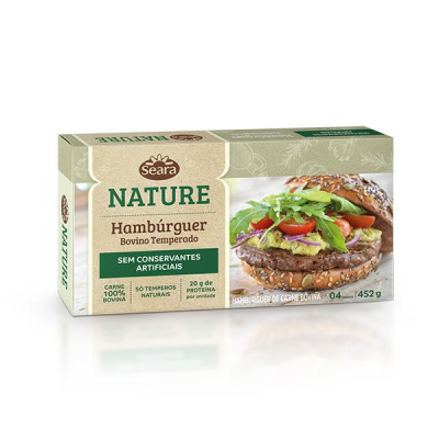 HAMBURGUER SEARA NATURE 452G